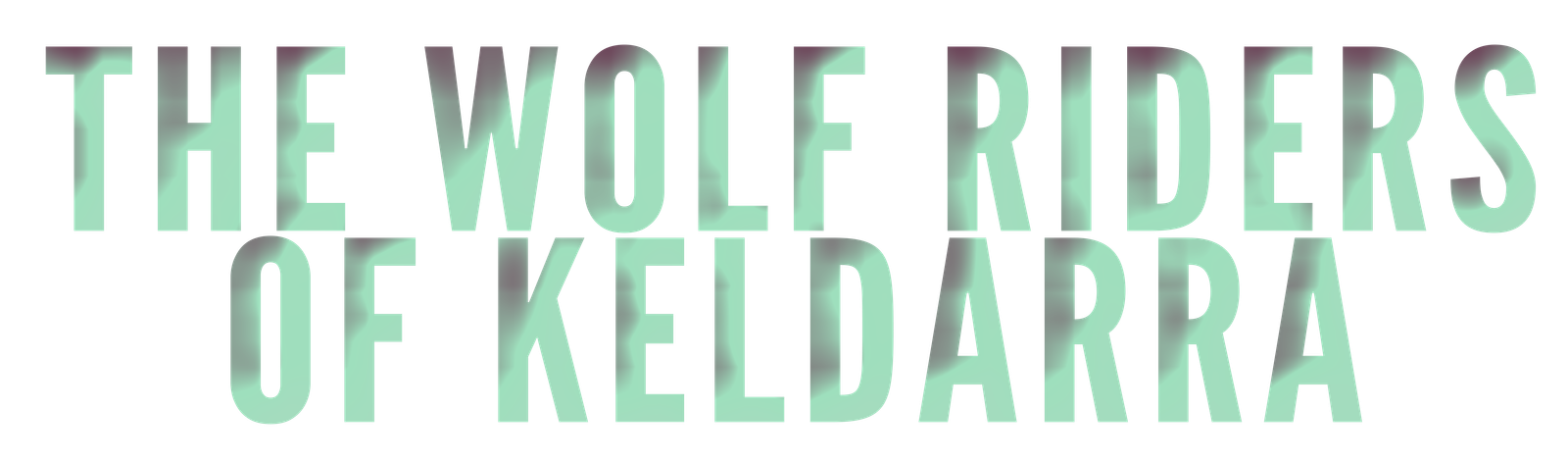 Logo of the Book Series "The Wolf Riders of Keldarra" by Author Nathalie M.L. Römer